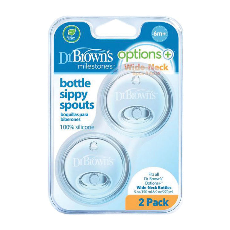 DR. BROWNS OPTIONS+ SPEEN SIPPY SPOUT BREDE HALS