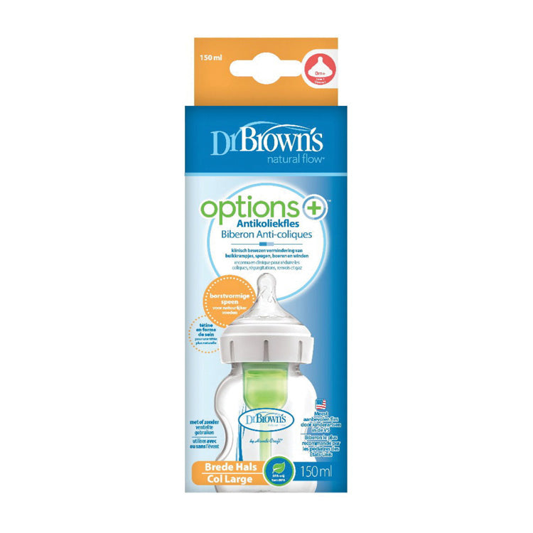 DR. BROWNS OPTIONS+ BREDE HALSFLES 150 ML