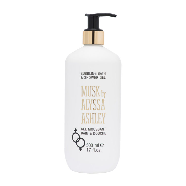 ALYSSA ASHLEY MUSK BATH EN SHOWER GEL + POMP