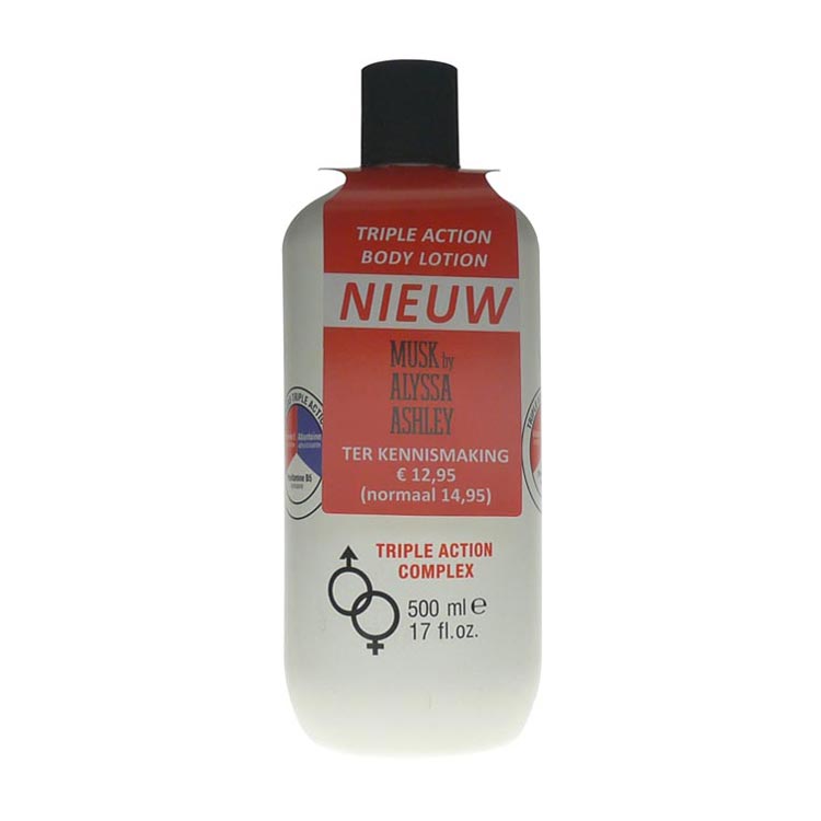 ALYSSA ASHLEY MUSK TRIPLE ACTION HAND&BODY LOTION