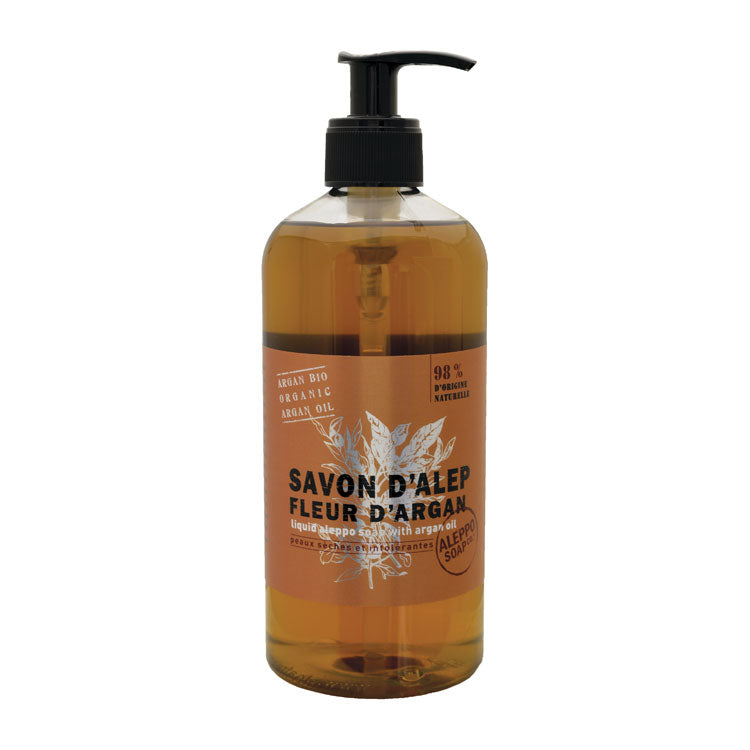 ALEPPO SOAP CO SAVON D'ALEP LIQUIDE FLEUR D'ARGAN