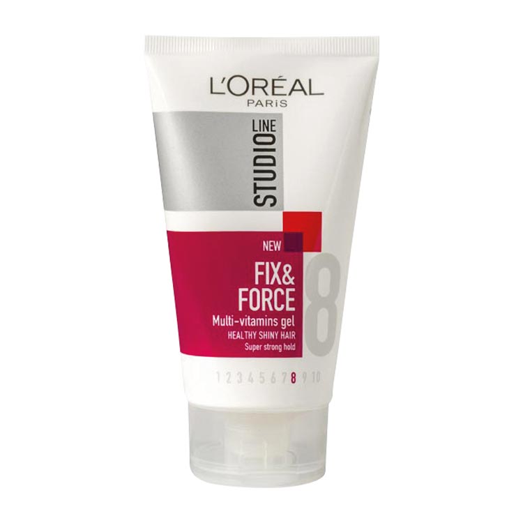 LOREAL PARIS STUDIO LINE LINE GEL FIX&FORCE VITAMINE SUPER STRONG