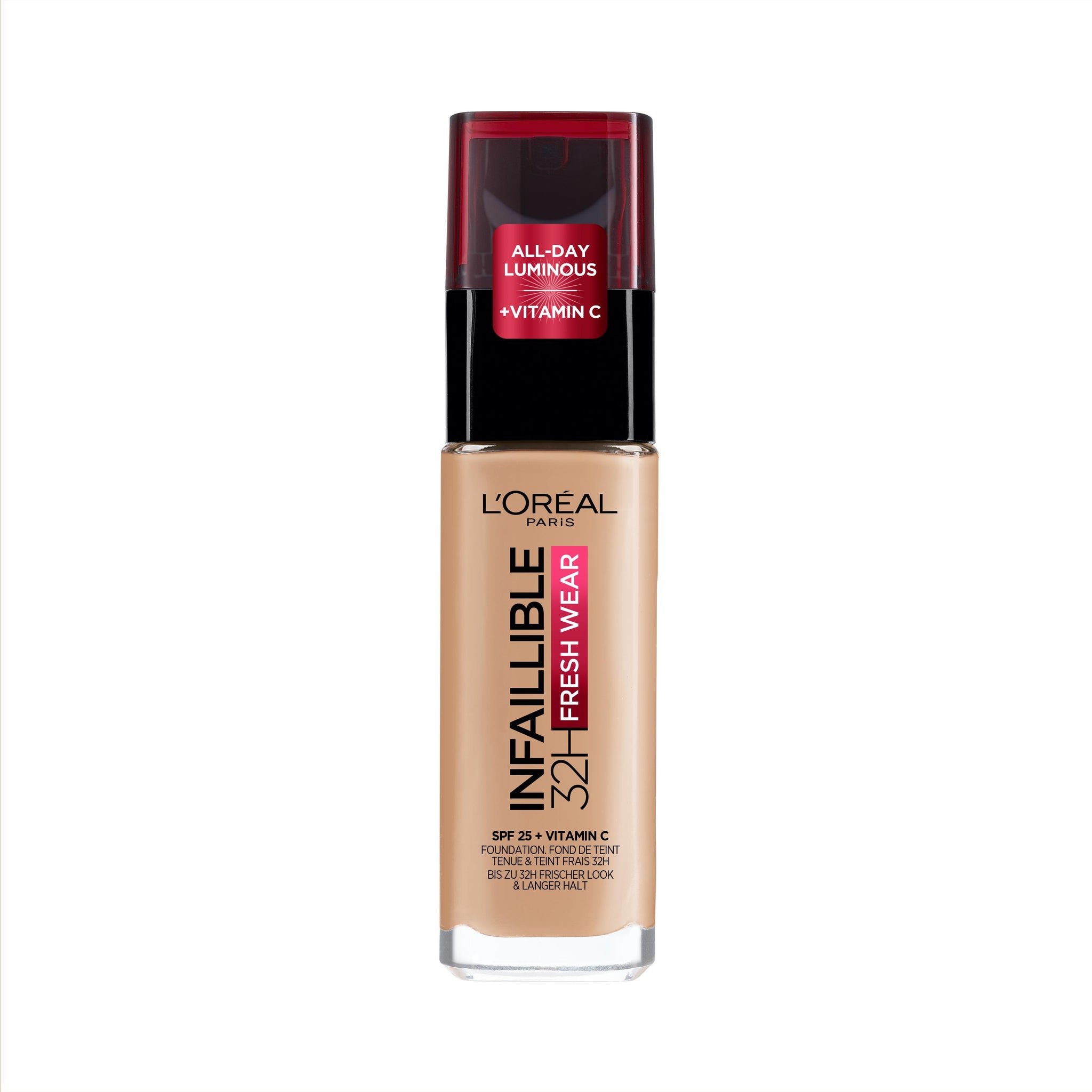 LOREAL PARIS FOUNDATION INFAILLIBLE 32HR FRESH WEAR 140 GOLDEN BEIGE+S