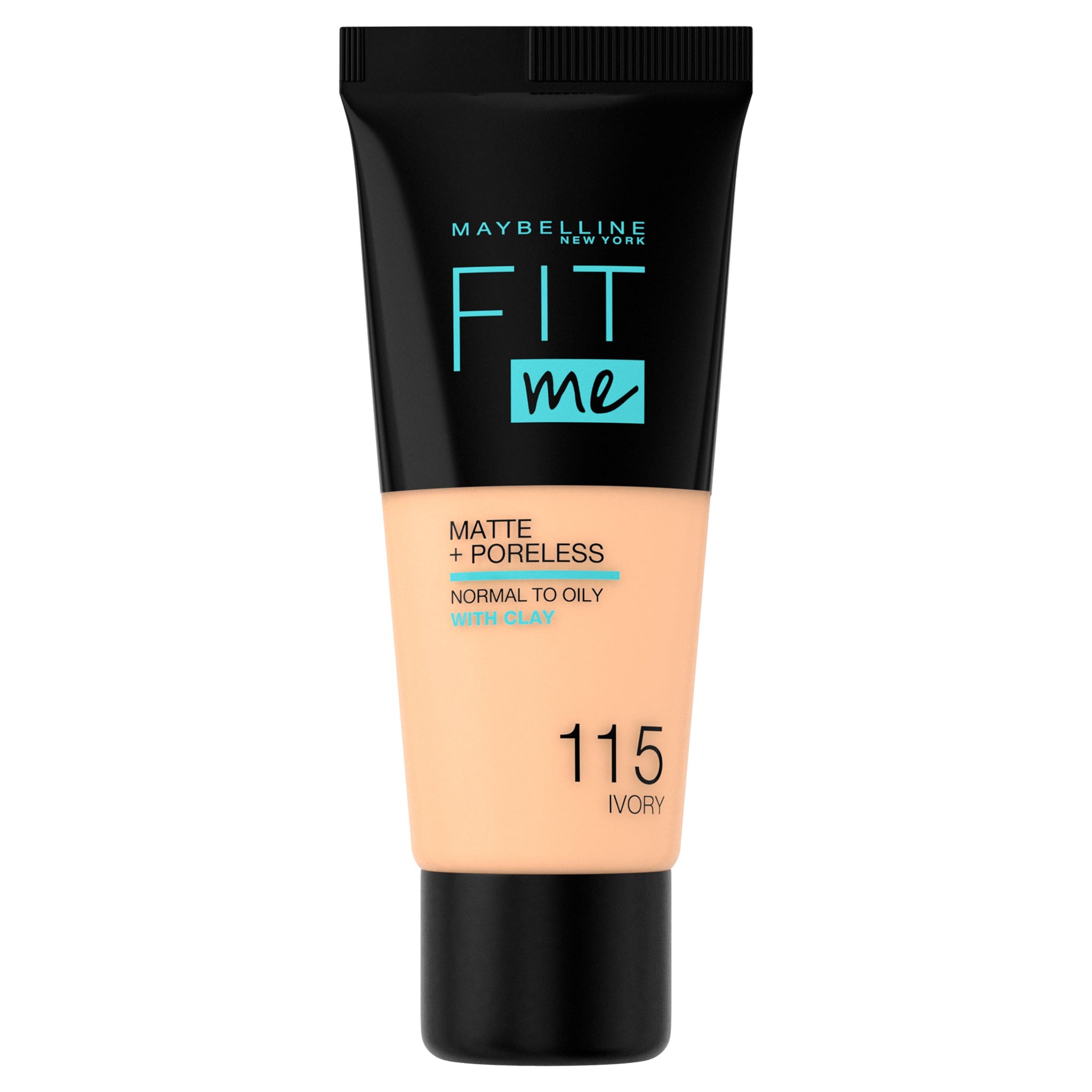 MAYBELLINE FOUNDATION  FIT ME MATTE + PORELESS 115 IVORY