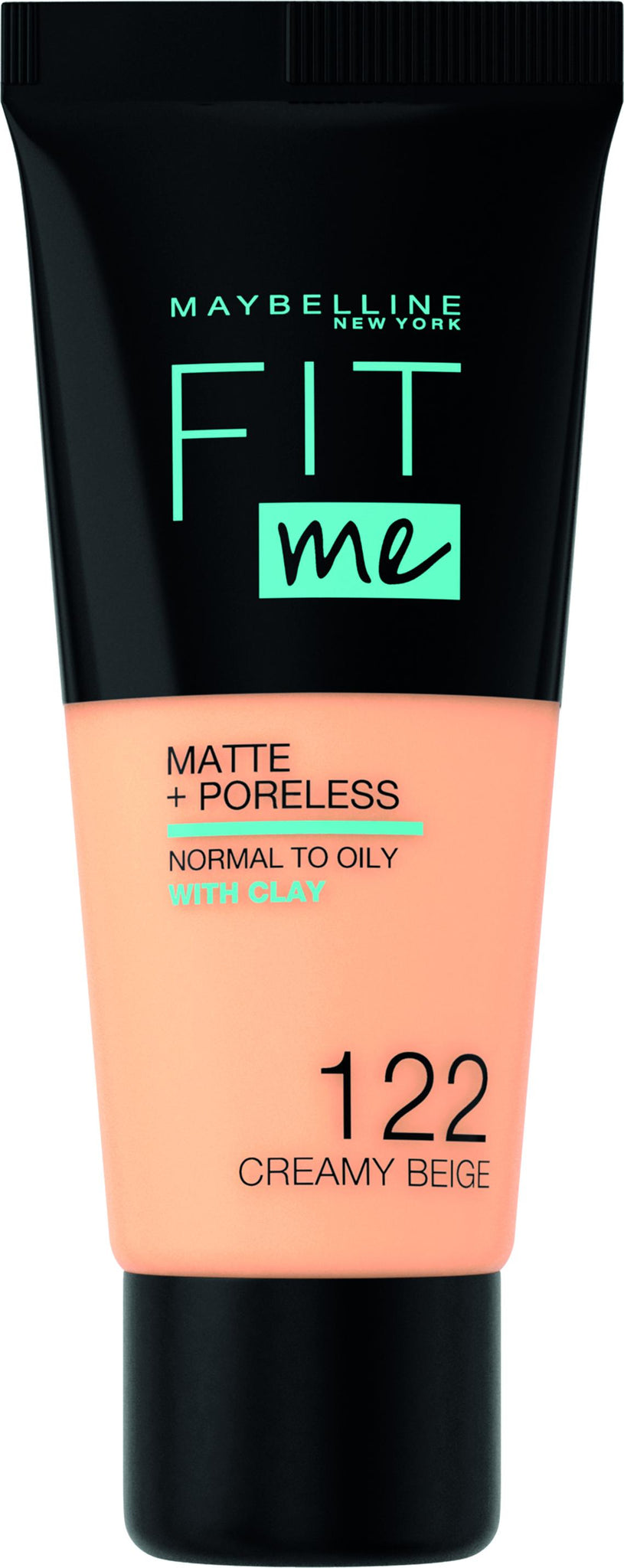 MAYBELLINE FOUNDATION  FIT ME MATTE + PORELESS 122 CREAMY BEIGE