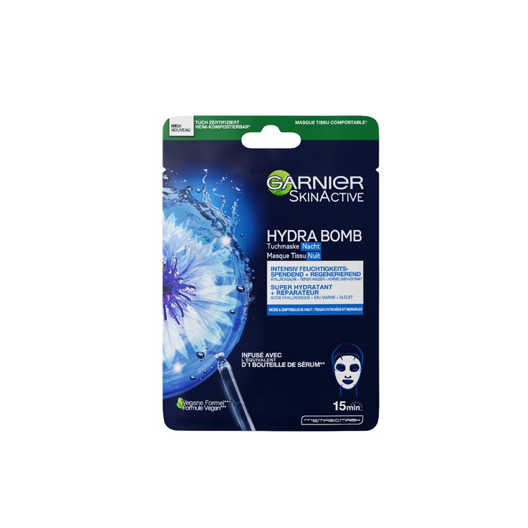 GARNIER SKIN ACTIVE MASKER TISSUES HYDRA NIGHT