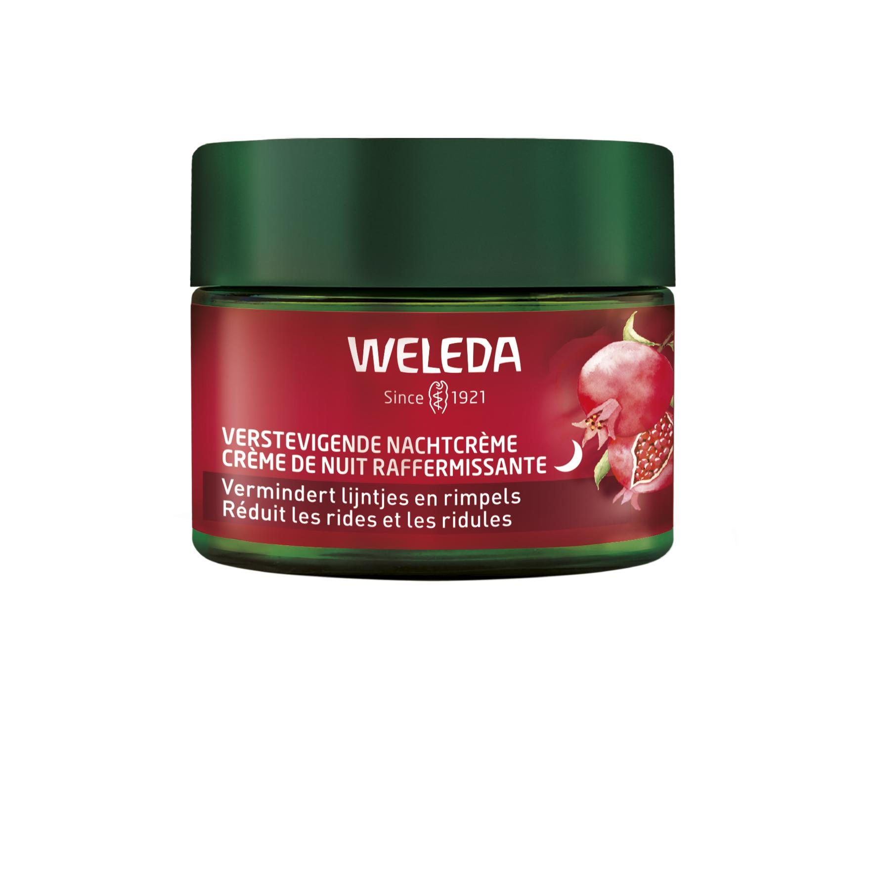 WELEDA GRANAATAPPEL & MACA NACHTCREME VERSTEVIGEND