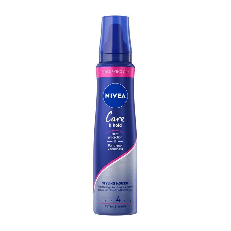 NIVEA HAIR MOUSSE CARE & HOLD EXTRA STRONG