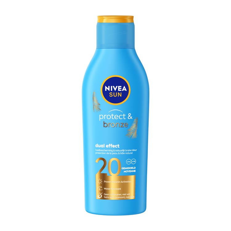NIVEA SUN PROTECT & BRONZE ZONNEMELK SPF20