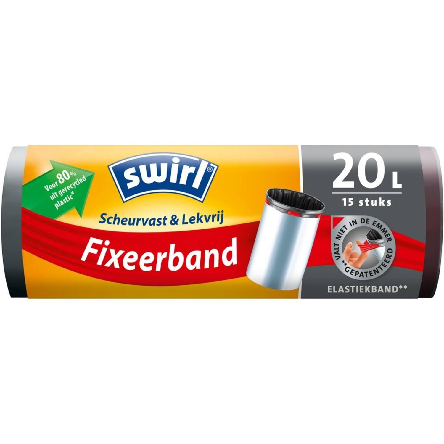 SWIRL PEDAALEMMER ZAKKEN FIXEERBAND 20 LITER