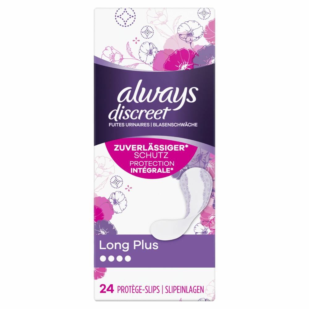 ALWAYS DISCREET INLEGKRUISJES LONG PLUS
