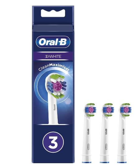 ORAL-B ELEKTRISCHE TANDENBORSTEL REFILL 3D WHITE