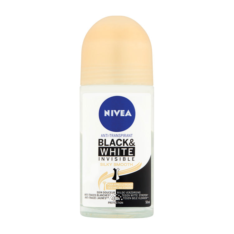 NIVEA DEO ROLLER BLACK&WHITE SILKY SMOOTH