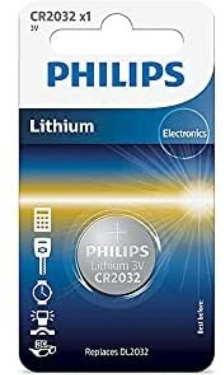 PHILIPS LITHIUM CR2032 BLISTER 1