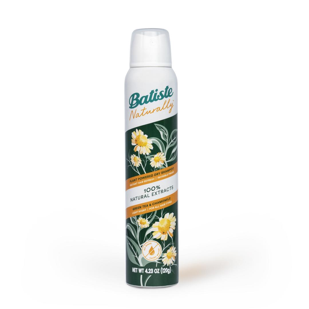 BATISTE DROOGSHAMPOO NATURALLY GREEN TEA&CHAMOMILE-NORMAL HAIR