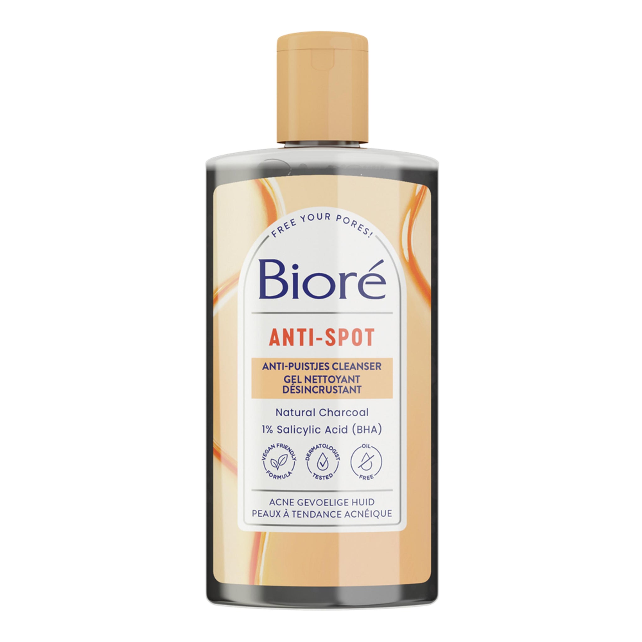 BIORE ANTI PUISTJES CLEANSER MET HOUTSKOOL