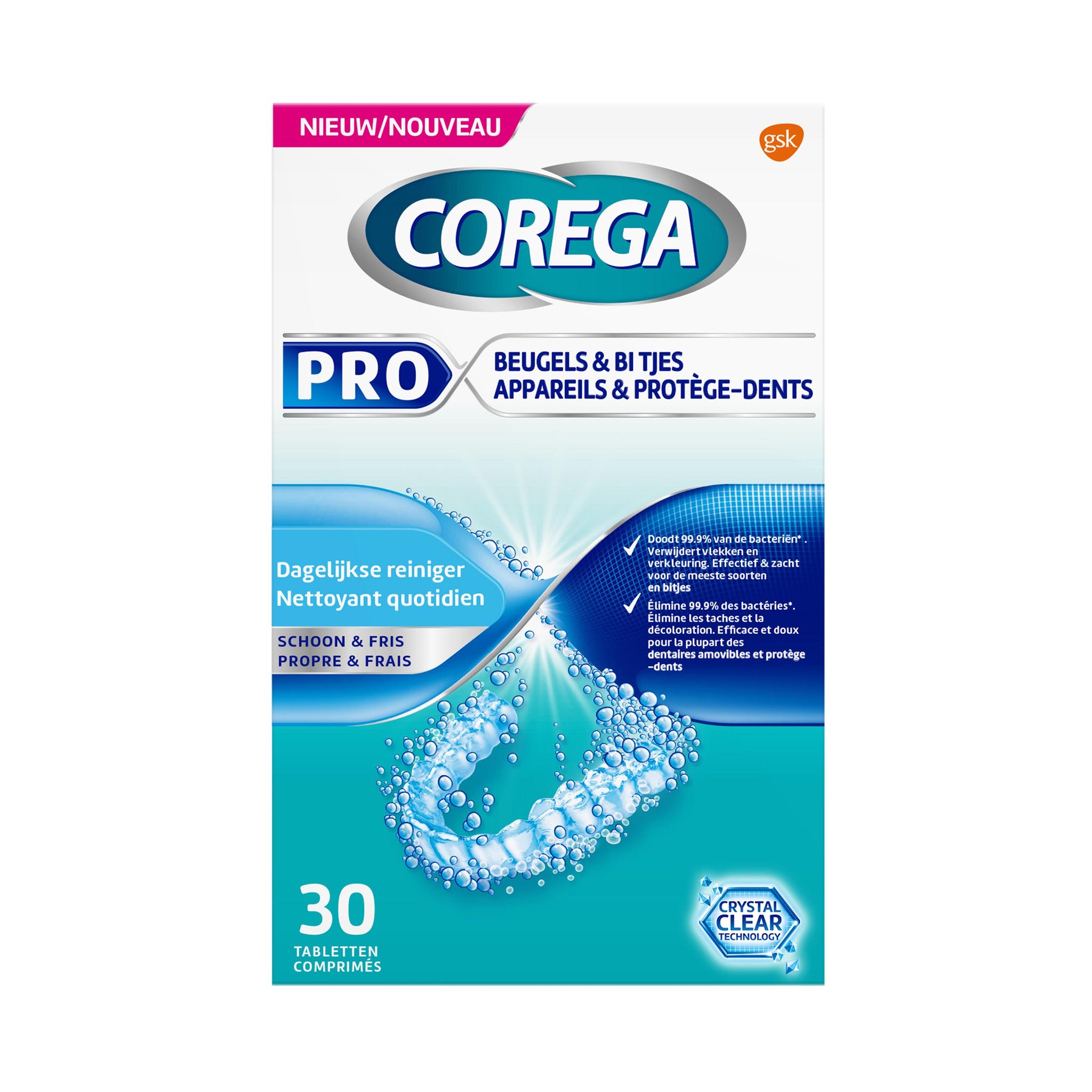 COREGA BITJES & BEUGELS REINIGER