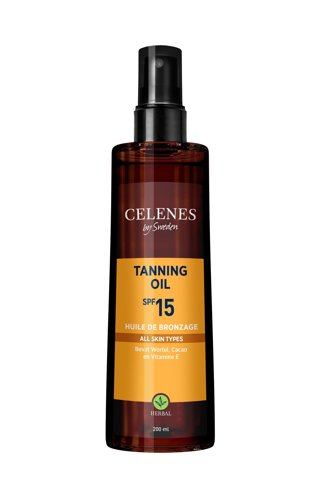 CELENES HERBAL TANNING OIL ALL SKIN TYPE SPF 15+