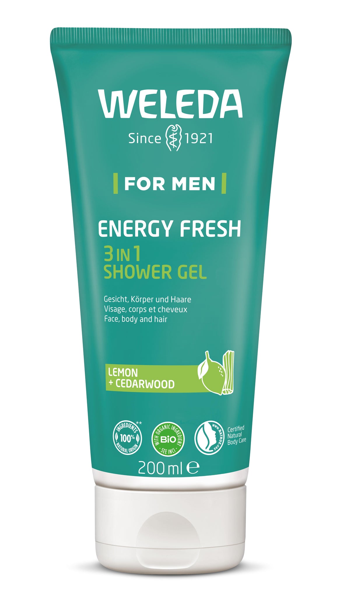 WELEDA MEN DOUCHEGEL ENERGY FRESH 3IN1
