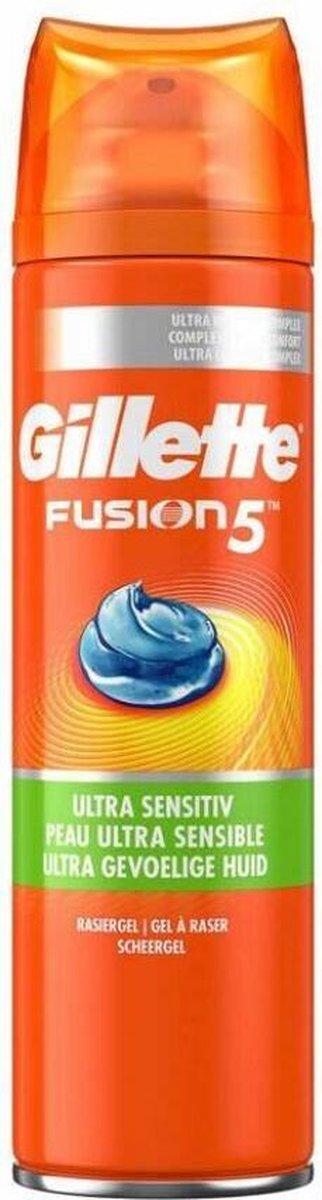 GILLETTE SCHEERGEL FUSION5 ULTRA SENSITIVE