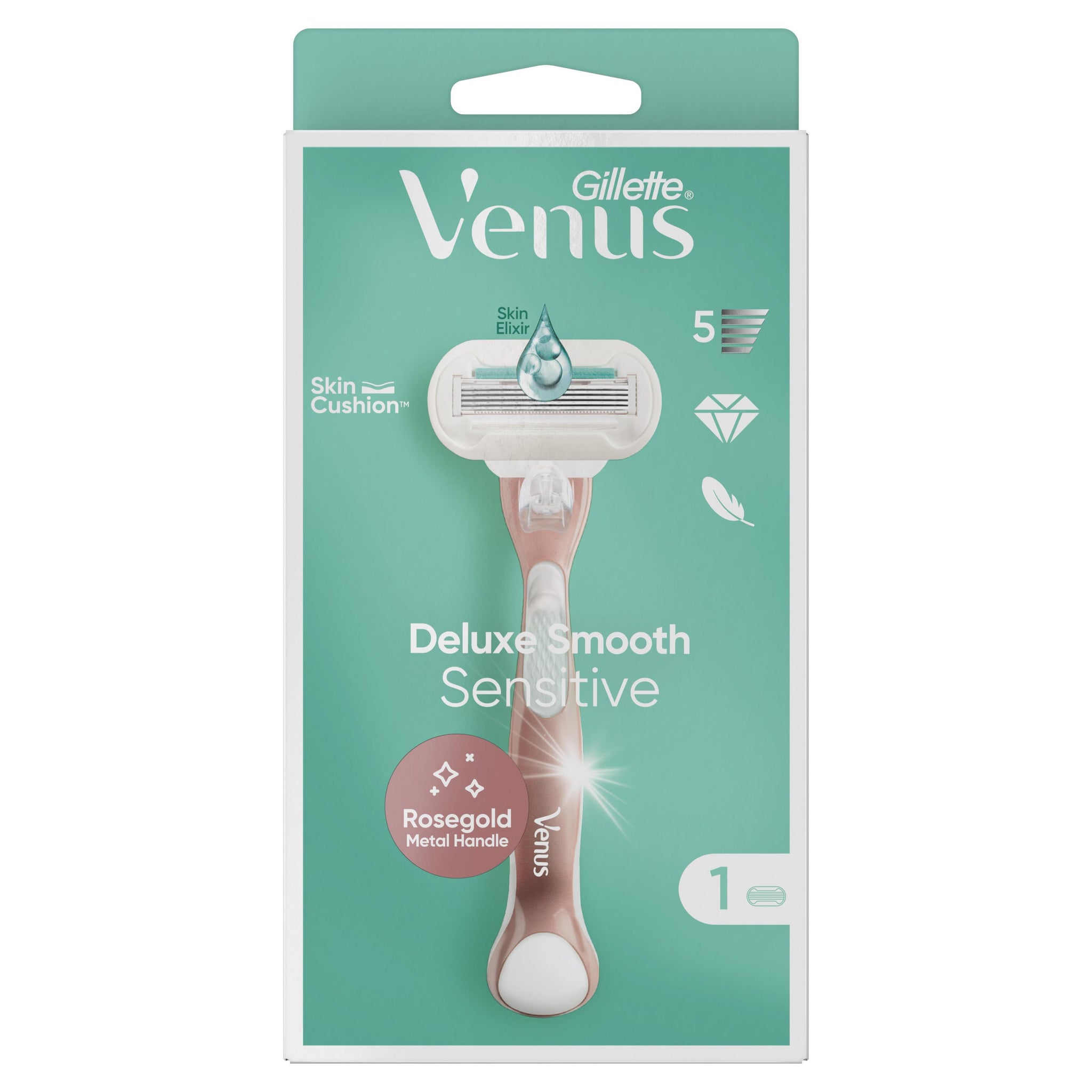 GILLETTE VENUS DELUXE SMOOTH SENSITIVE SCHEERSYSTEEM