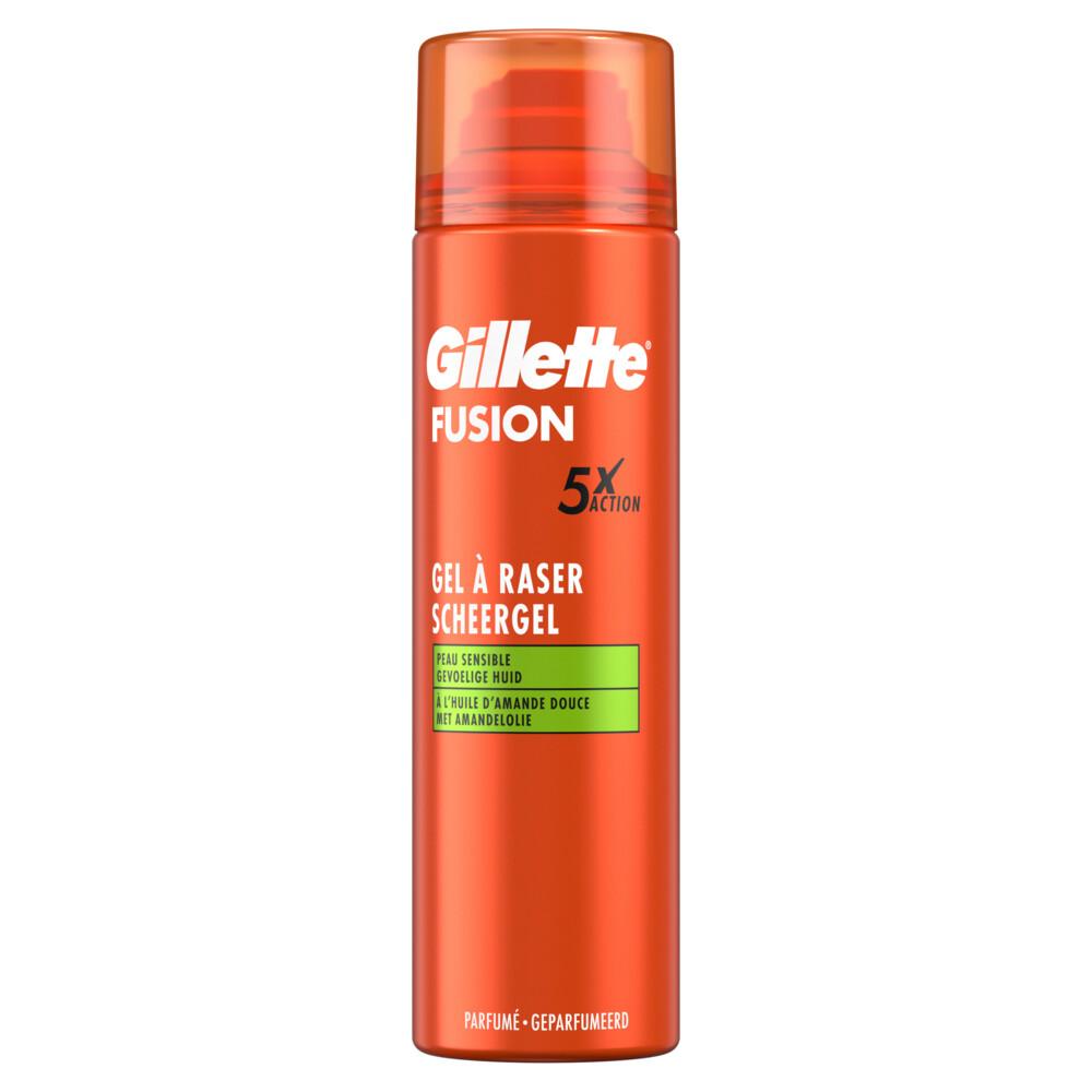 GILLETTE SCHEERGEL FUSION5 GEVOELIGE HUID