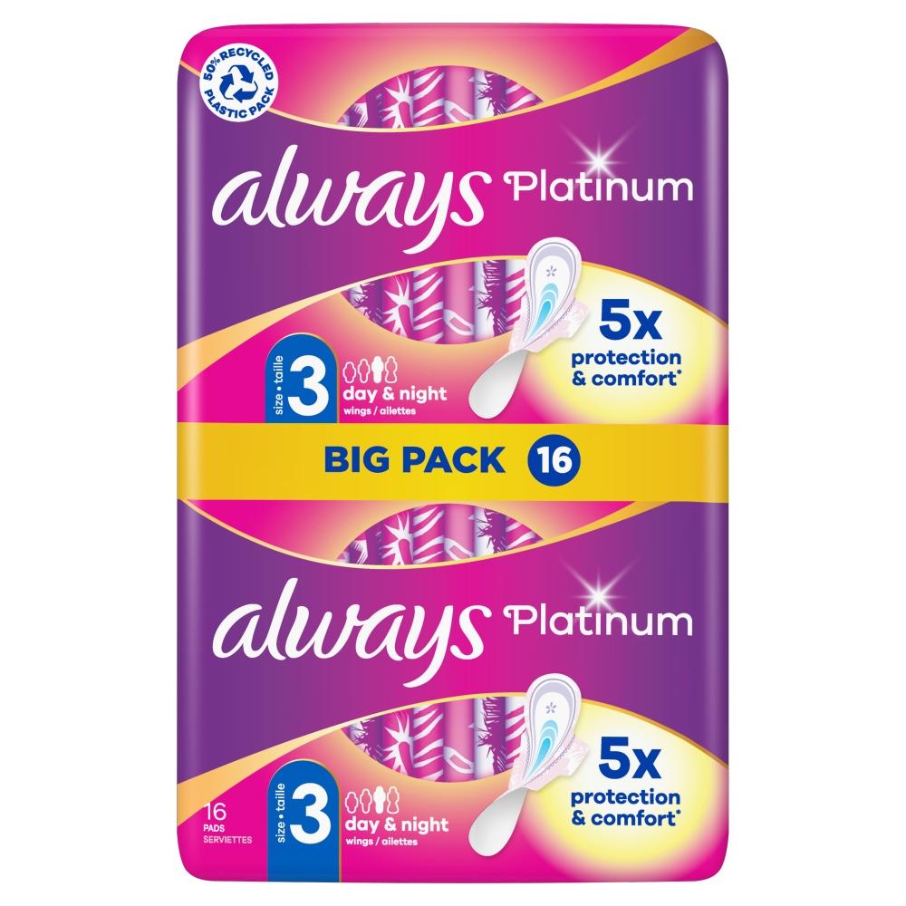 ALWAYS MAANDVERBAND PLATINUM DAY & NIGHT(MT 3)