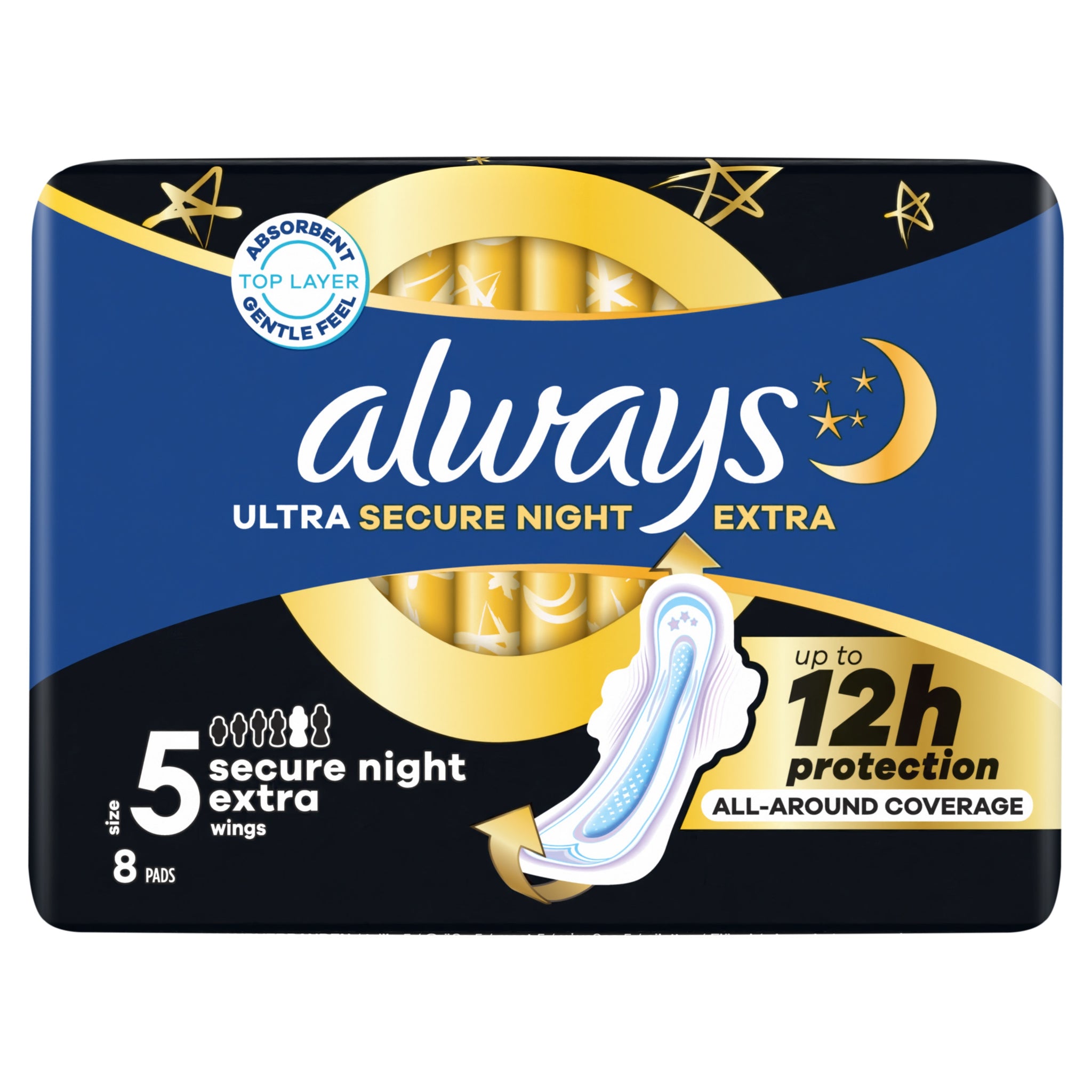 ALWAYS MAANDVERBAND ULTRA SECURE NIGHT EXTRA+VLEUGELS