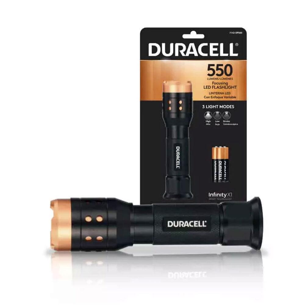 DURACELL 550 LUMEN FOCUSING FLASHLIGHT 3AAA