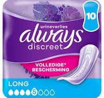 ALWAYS DISCREET VOOR URINEVERLIES LONG