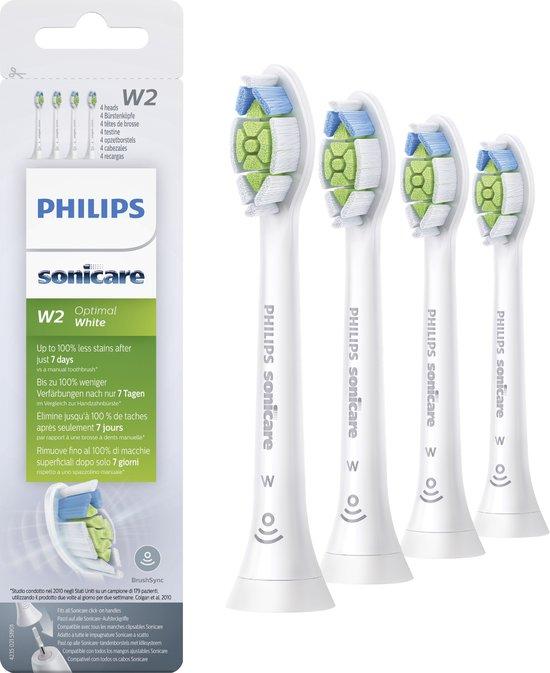 PHILIPS SONICARE OPZETBORSTEL W2 OPTIMAL WHITE HX6064/10