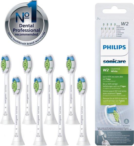 PHILIPS SONICARE OPZETBORSTEL W2 OPTIMAL WHITE HX6068/12