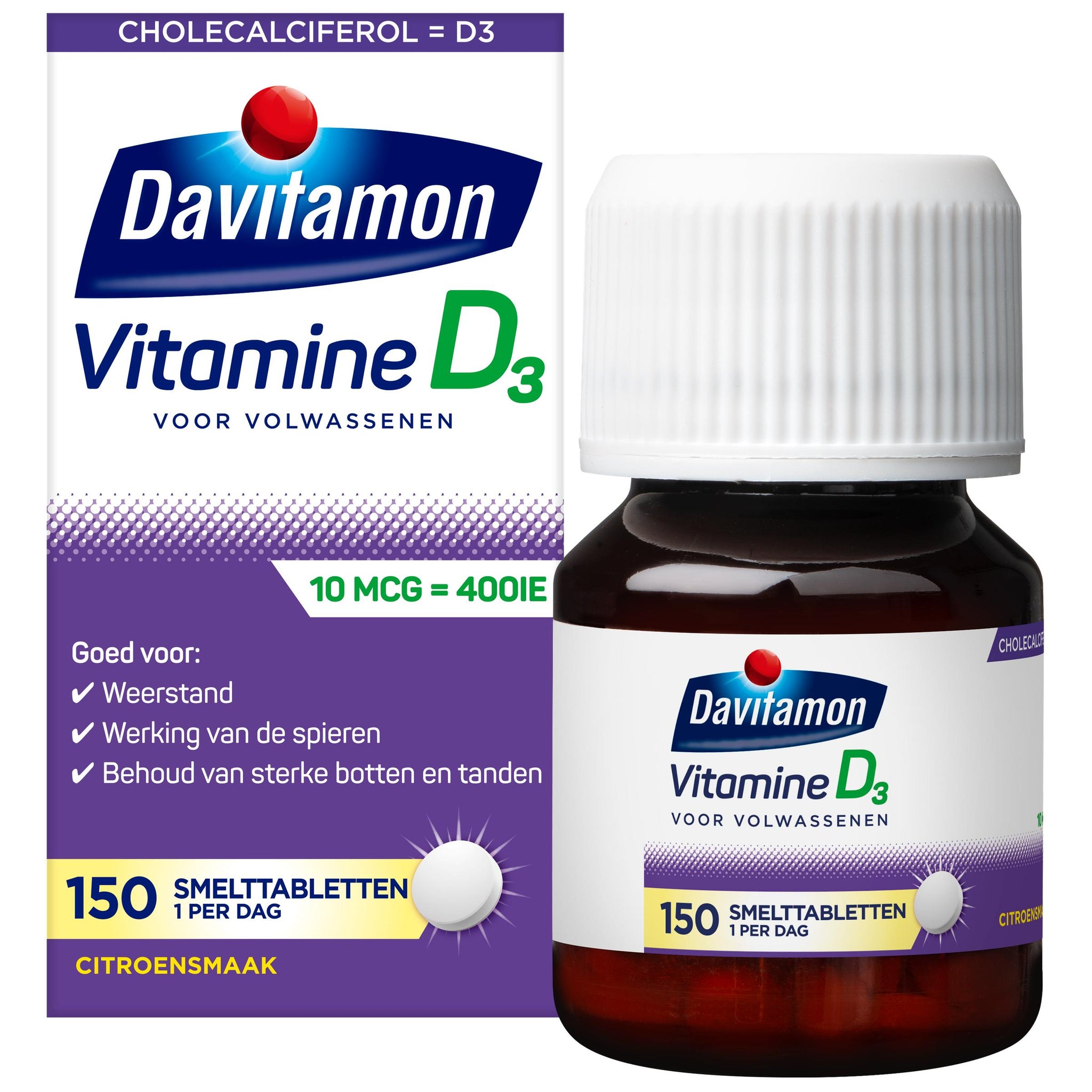 DAVITAMON D VOLWASSEN SMELTTABLETTEN