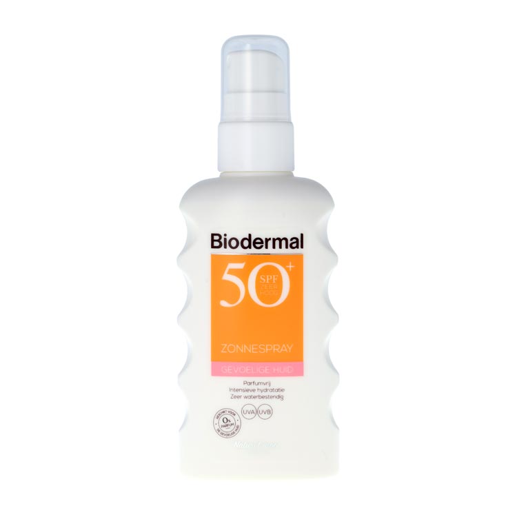 BIODERMAL ZONNESPRAY GEVOELIGE HUID SPF50+