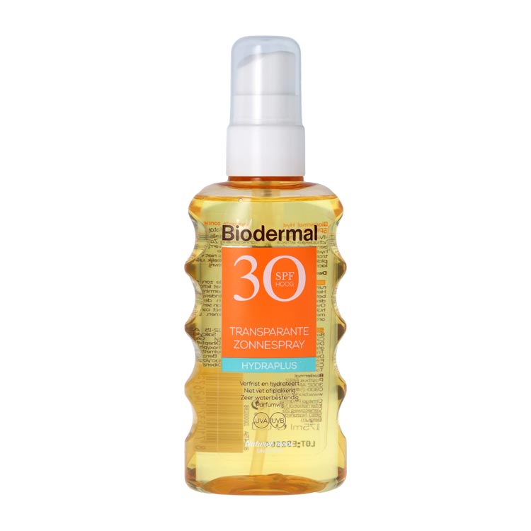 BIODERMAL ZONNESPRAY TRANSPARANTE SPF30