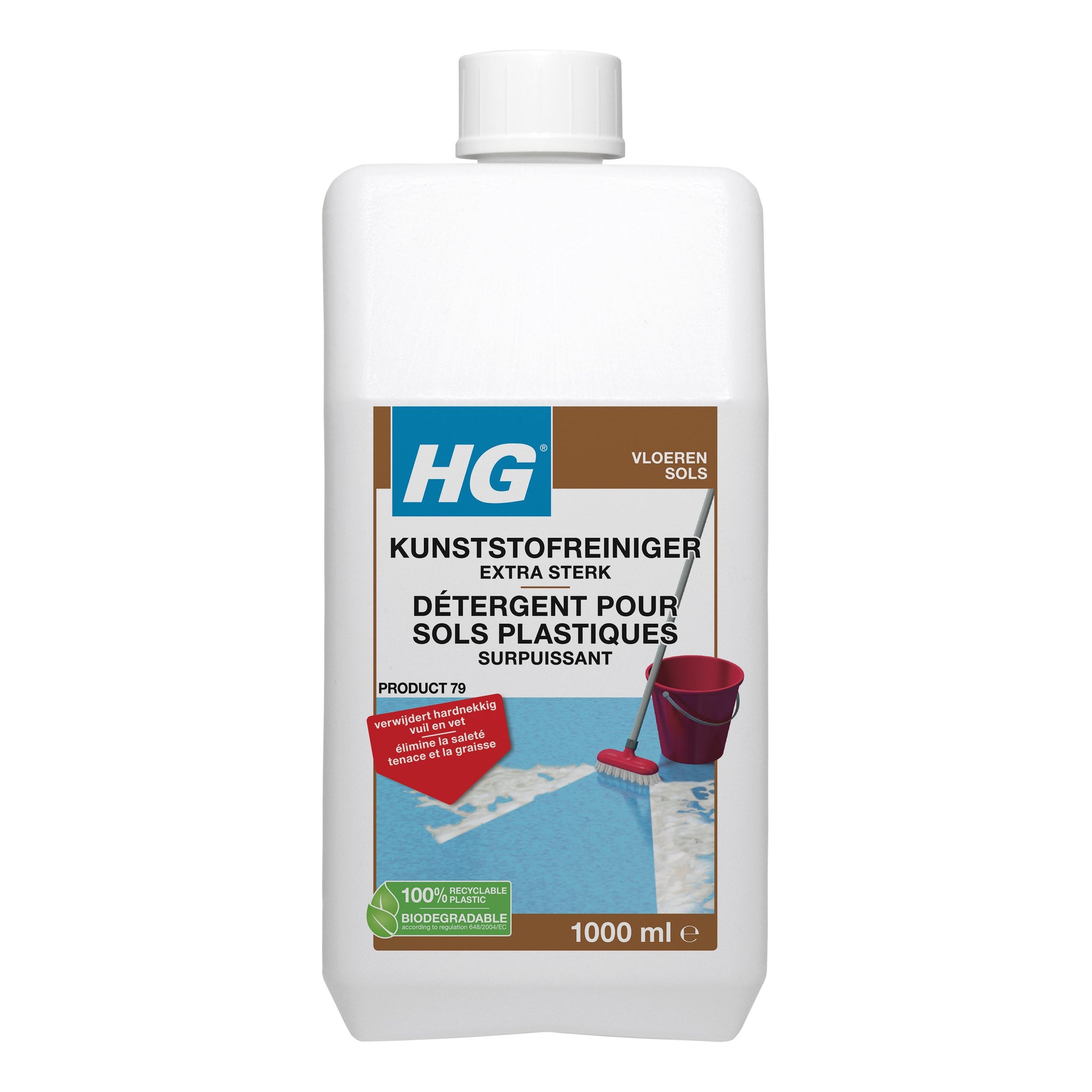HG KUNSTSTOFREINIGER EXTRA STERK