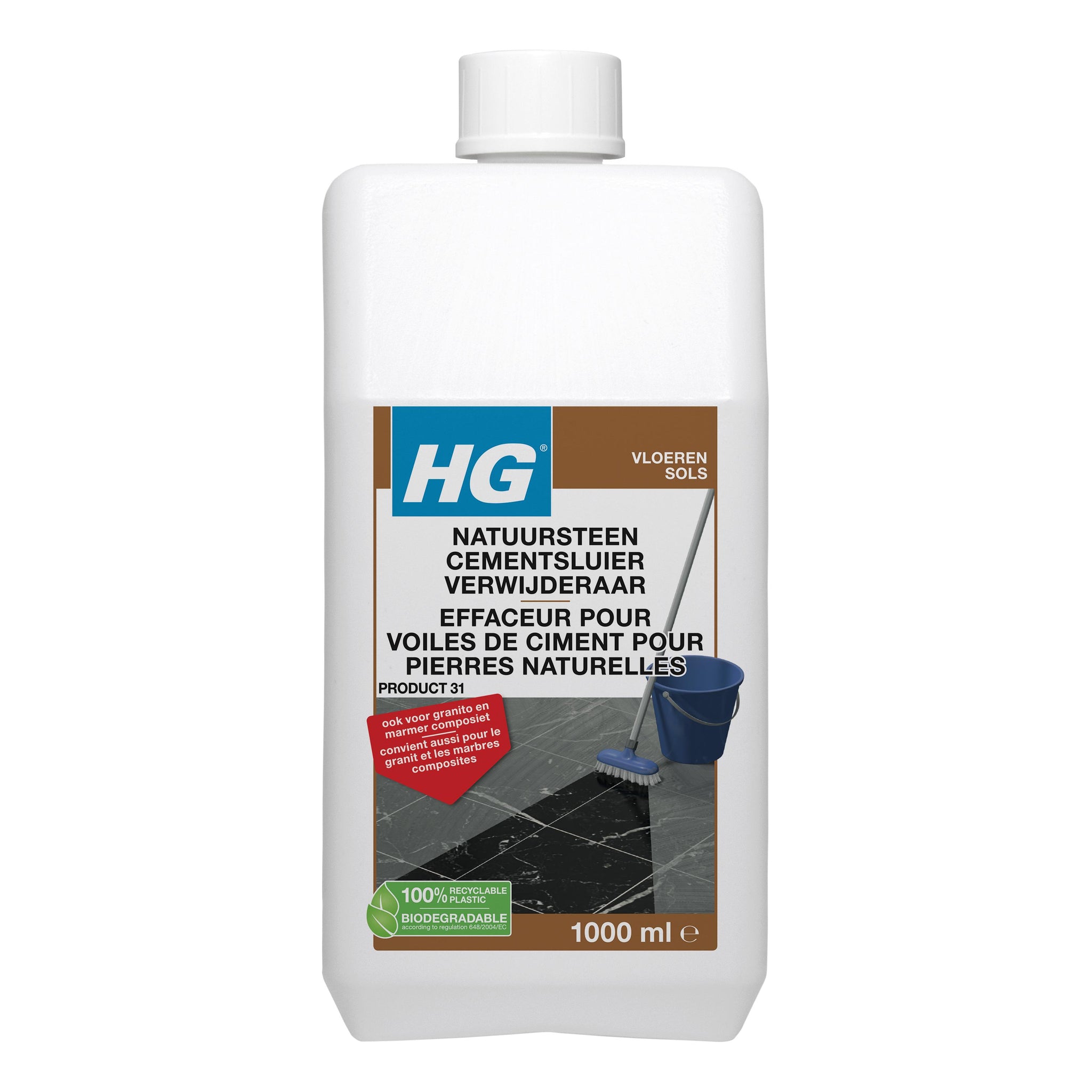 HG NATUURSTEEN CEMENTSLUIER VERWIJDERAAR