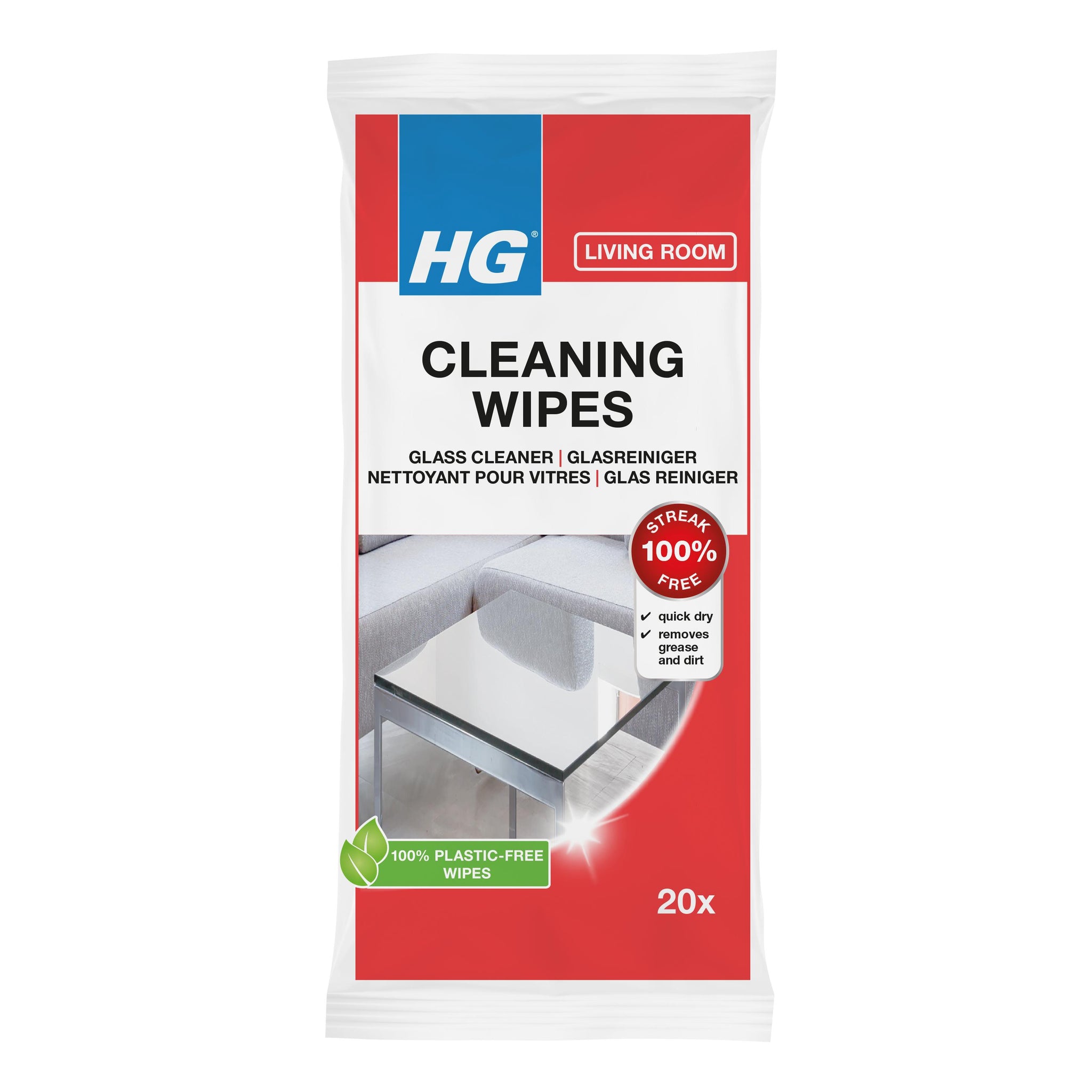 HG GLASREINIGER WIPES