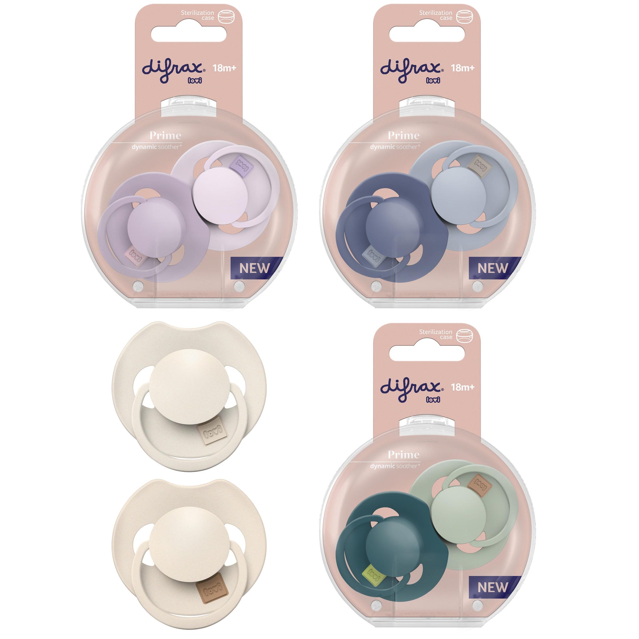 DIFRAX DYNAMISCHE FOPSPEEN PRIME 18+ M ASSORTI
