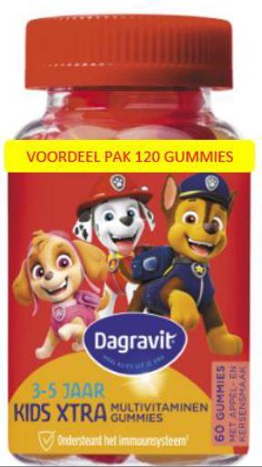 DAGRAVIT KIDS XTRA 3-5 JAAR GUMMIES