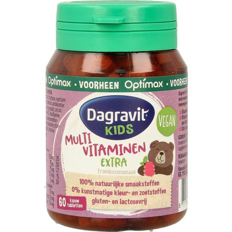 DAGRAVIT KIDS EXTRA MULTIVITAMINE FRAMBOOS