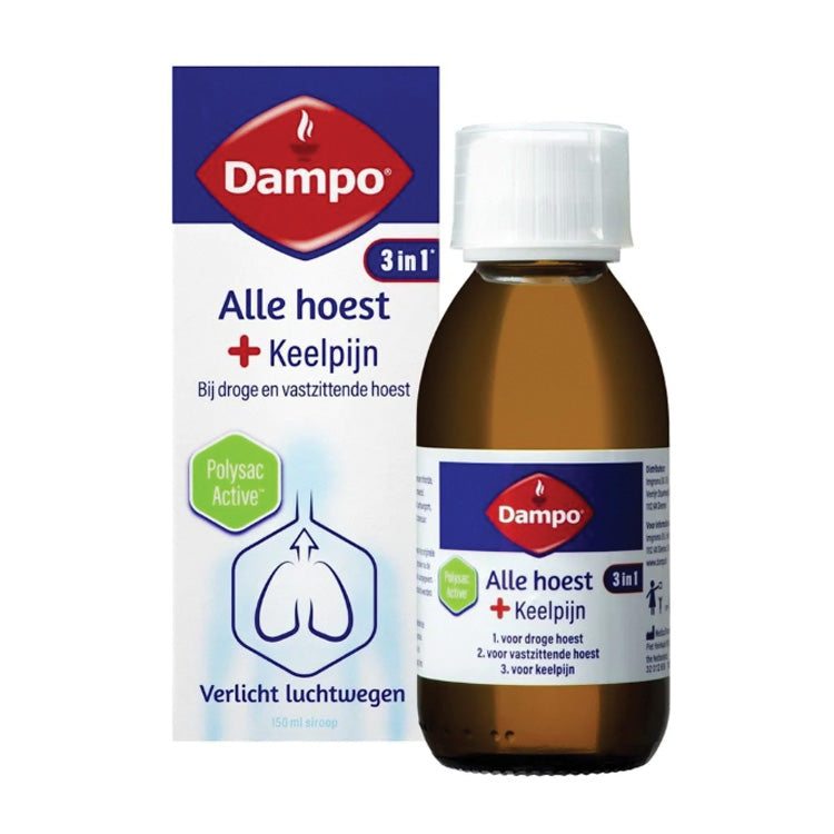 DAMPO ALLE HOEST + KEELPIJN