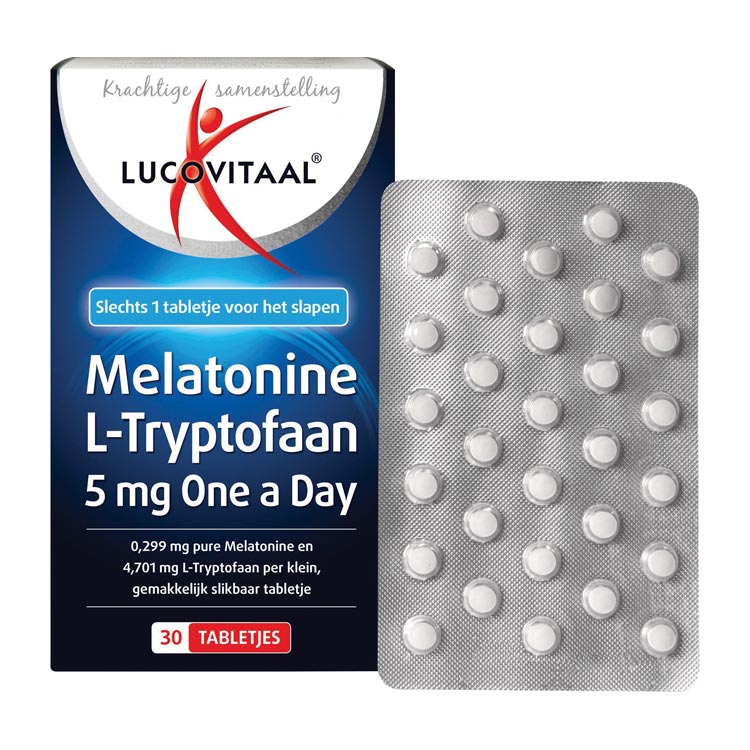 LUCOVITAAL MELATONINE 0,299 MG + L-TRYPTOFAAN