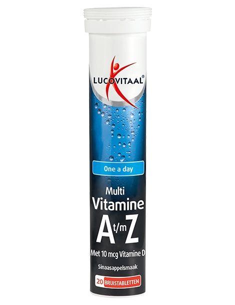 LUCOVITAAL MULTI A-Z BRUISTABLETTEN- SINAASAPPELSMAAK