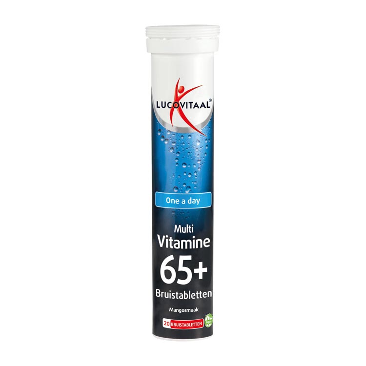 LUCOVITAAL MULTI 65+ SINAASAPPELSMAAK BRUISTBL