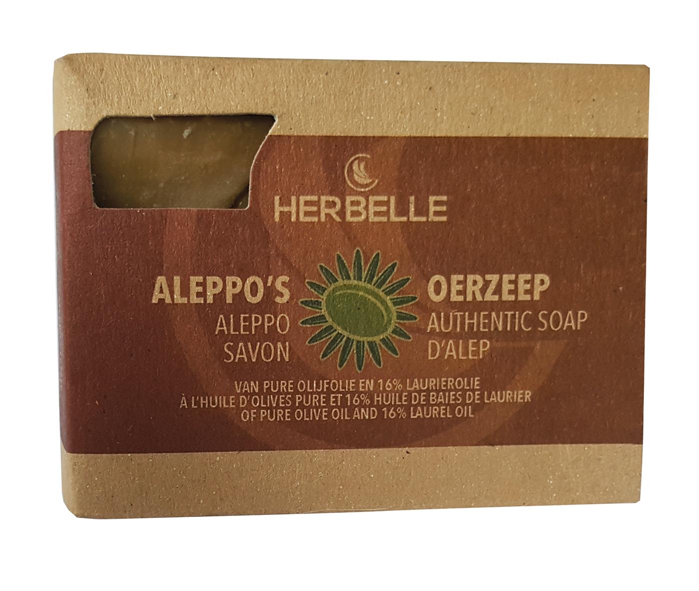 HERBELLE ALEPPO'S OERZEEP OLIJFOLIE + 16% LAURIER