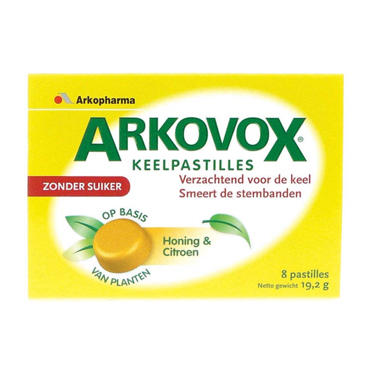 ARKOPHARMA ARKOVOX KEELPASTILLES HONING & CITROEN