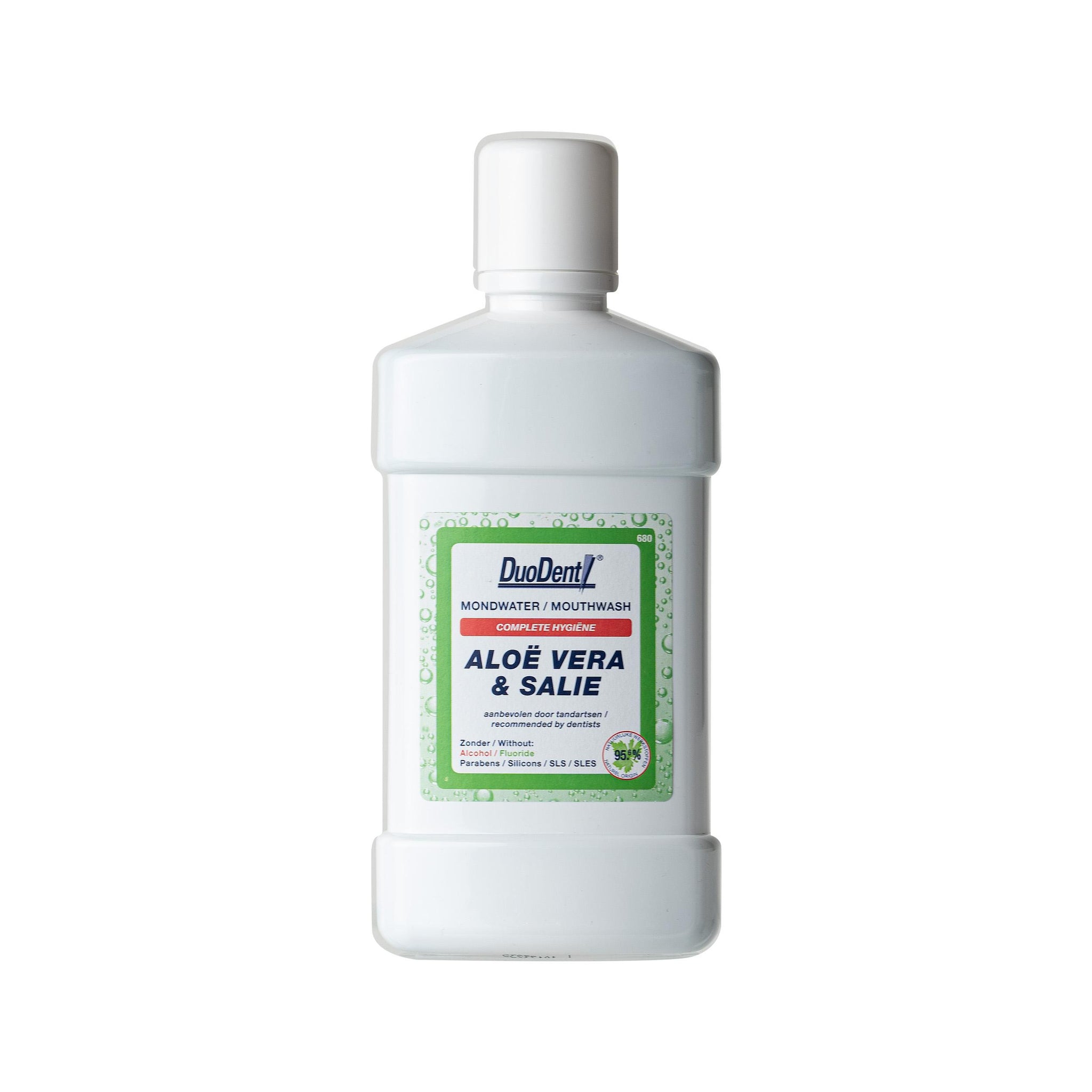 DUODENT MONDWATER ALOE VERA & SALIE MINT-ALCOH.VRIJ