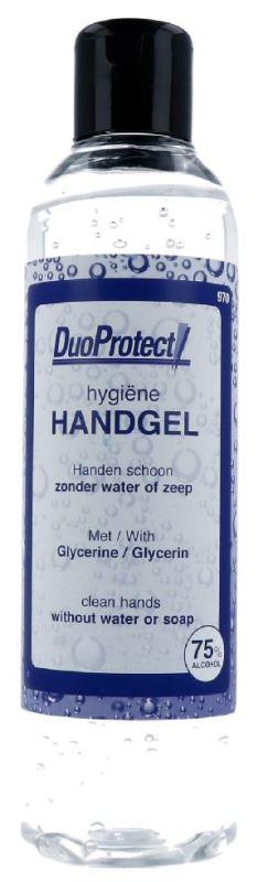 DUOPROTECT HYGIENISCHE HANDGEL GLYCERINE MET 75% ALCOHOL