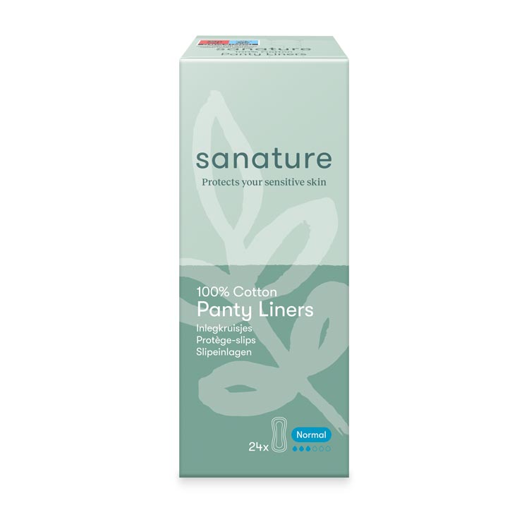 SANATURE KATOENEN INLEGKRUISJES NORMAAL (BOX)